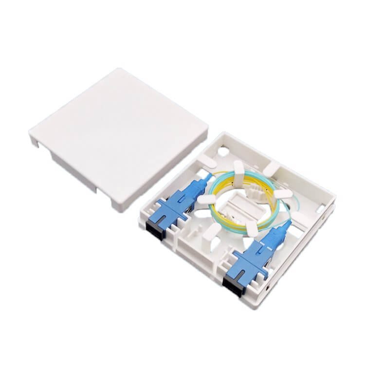 mini wall fibre terminal box sc socket panel