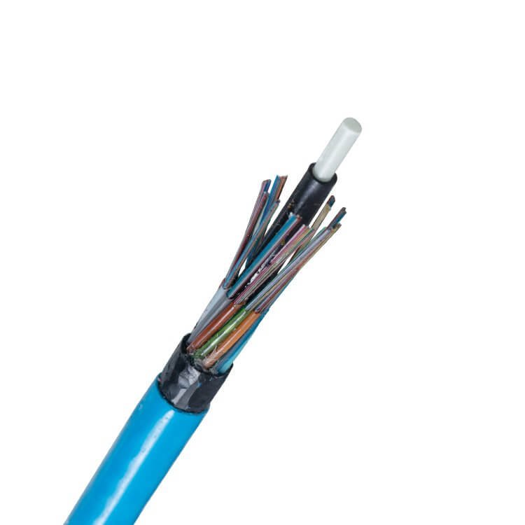 cable aéreo de fibra óptica cable no metálico con doble cubierta