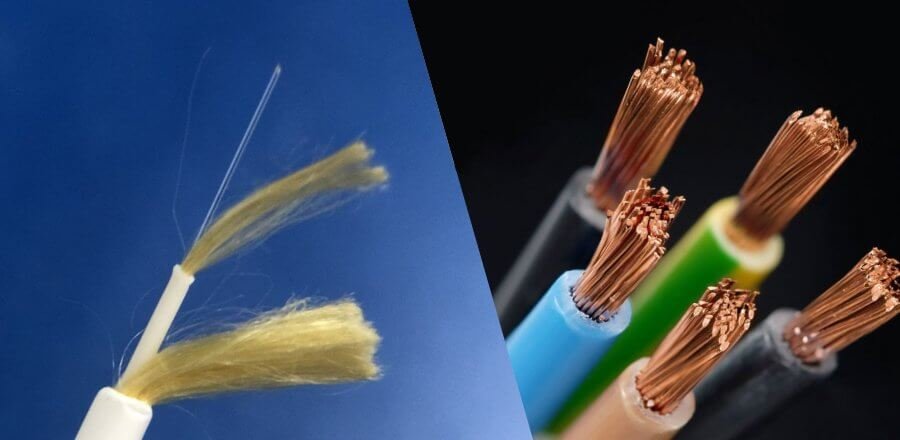 fiber optic cable and electrical cable and their differences