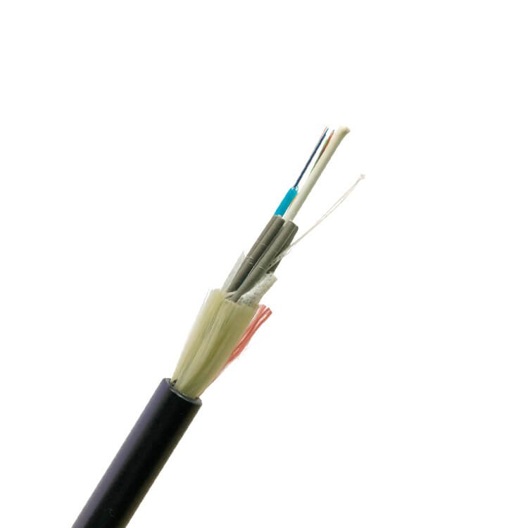 câble aérien en fibre optique adss câble en fibre autoportant