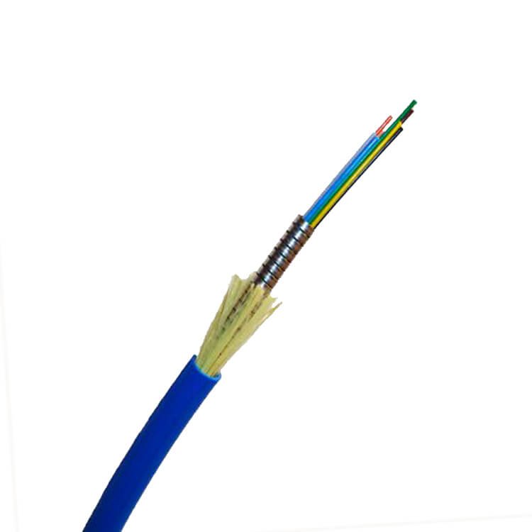 fibra táctica cable de fibra blindado para interiores blindaje simple