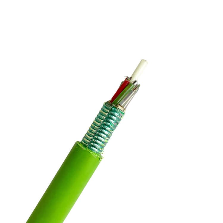cst 96 núcleo cabo de fibra óptica tubo solto cabo de fibra blindado 96 núcleo