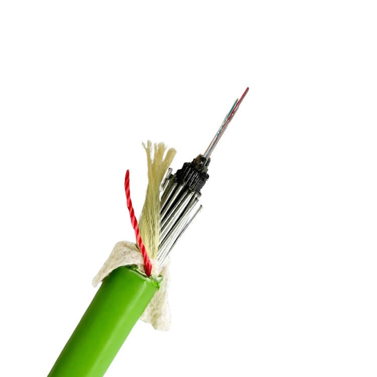 SWA steel wire armoured submarine fibre optic cable