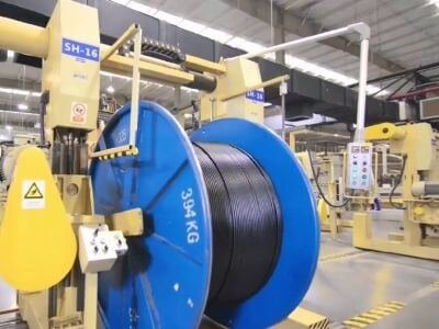 Fiber cable production and lines