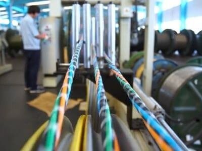 Fiber optic cable manufacturer cable stranding