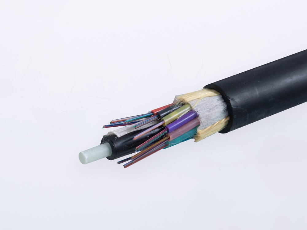 144 core adss self supporting fiber cable