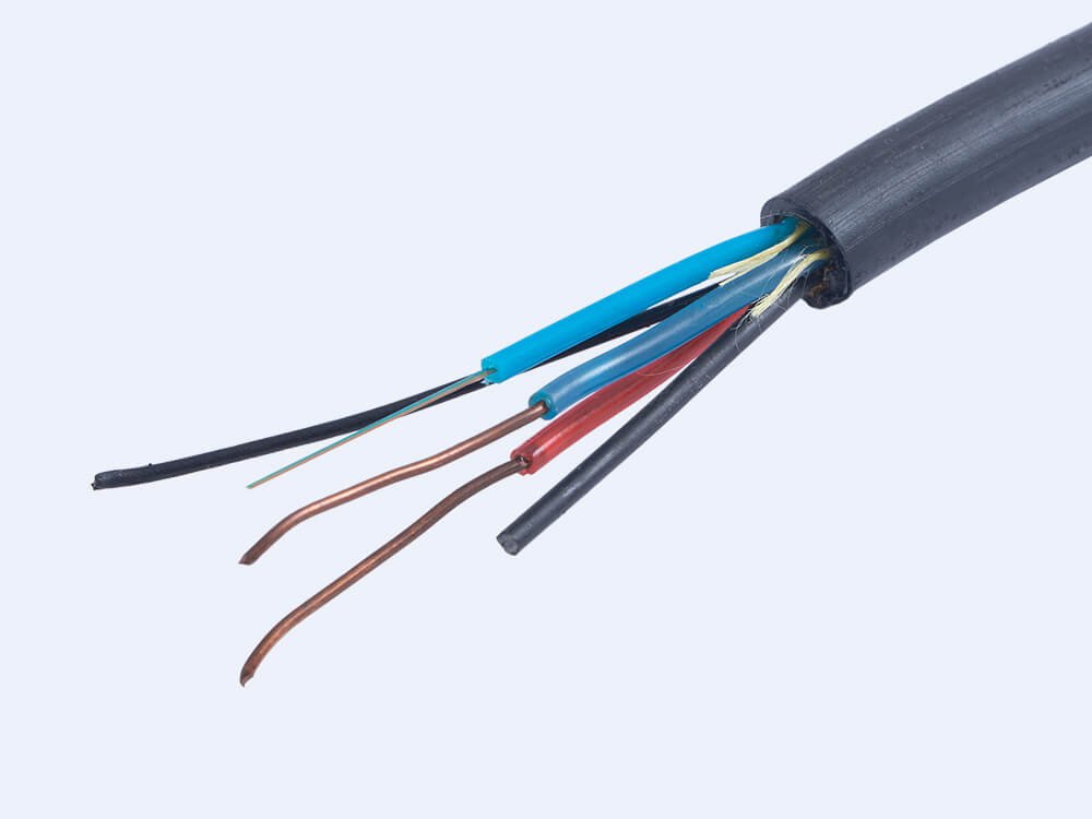Fiber power hybrid cable