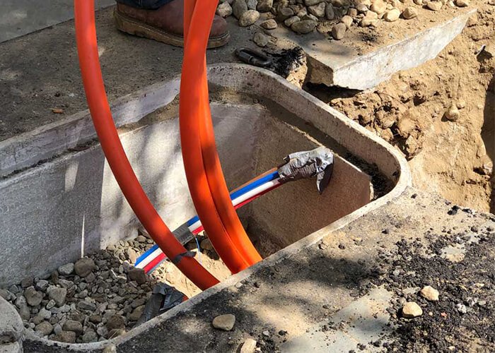 duct fiber optic cable micro blown fiber cable in FTTH network