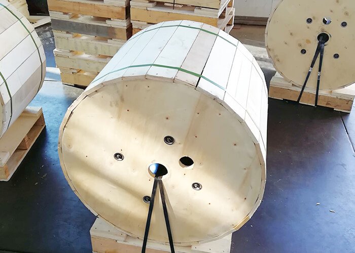 fiber optic cable drum packing fiber optic cable drum packing