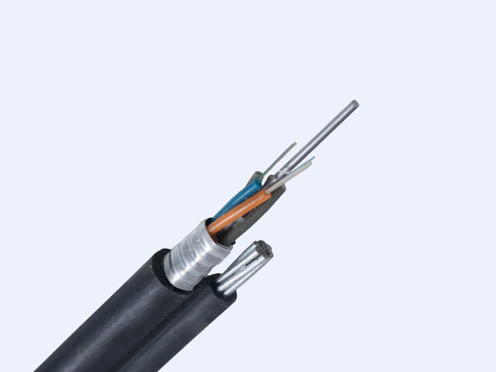 figure 8 cable 48 core outdoor aerial fiber cable
