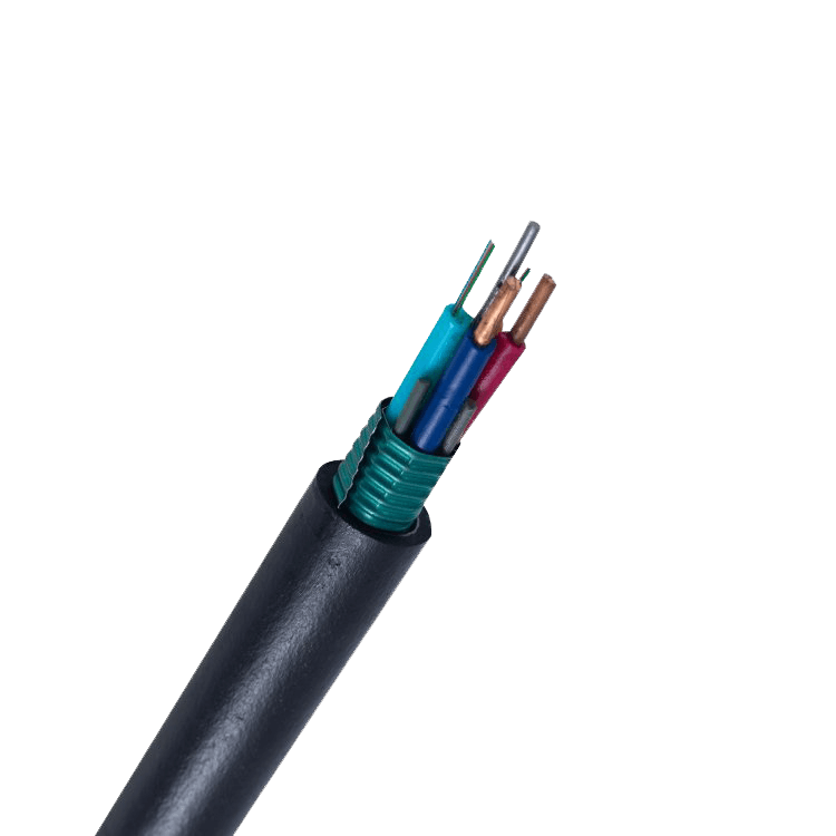 cable híbrido fibra potencia cable híbrido fibra óptica