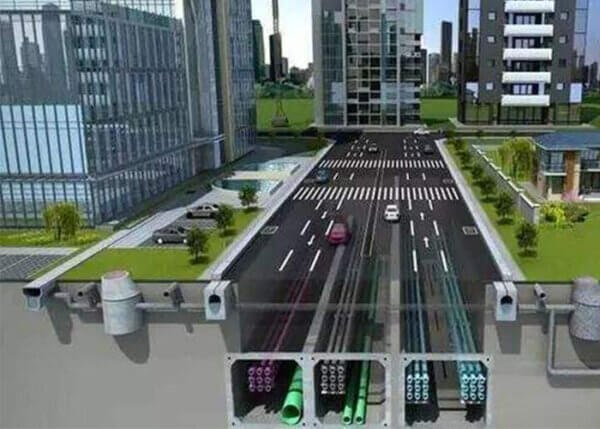 grootstedelijk netwerk kabelgoot glasvezelkabel